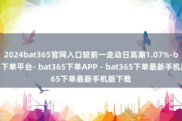 2024bat365官网入口较前一走动日高潮1.07%-bat365下单平台- bat365下单APP - bat365下单最新手机版下载