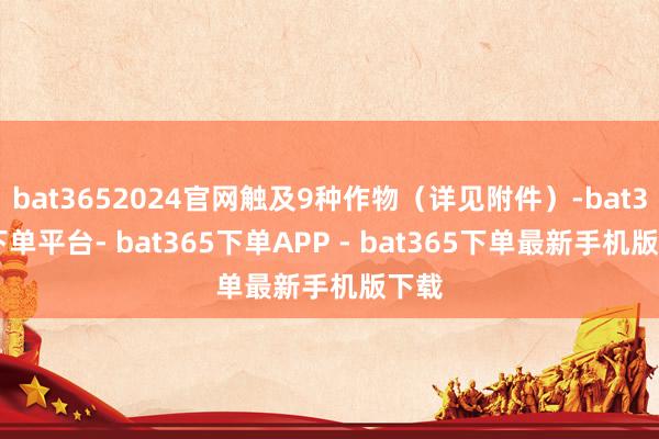 bat3652024官网触及9种作物（详见附件）-bat365下单平台- bat365下单APP - bat365下单最新手机版下载