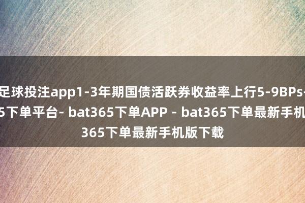 足球投注app1-3年期国债活跃券收益率上行5-9BPs-bat365下单平台- bat365下单APP - bat365下单最新手机版下载