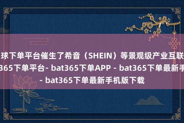 买球下单平台催生了希音（SHEIN）等景观级产业互联网平台-bat365下单平台- bat365下单APP - bat365下单最新手机版下载